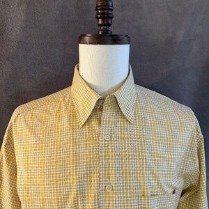 New Henry Jacobson Lg  gold 100% cotton sport shirt